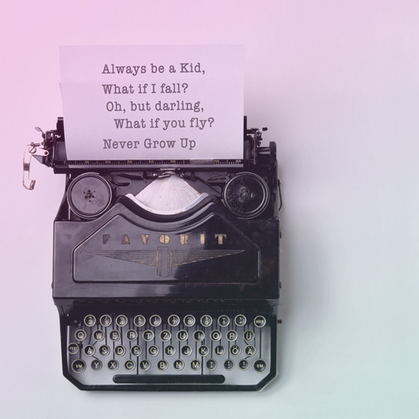 Typewriter message never grow up